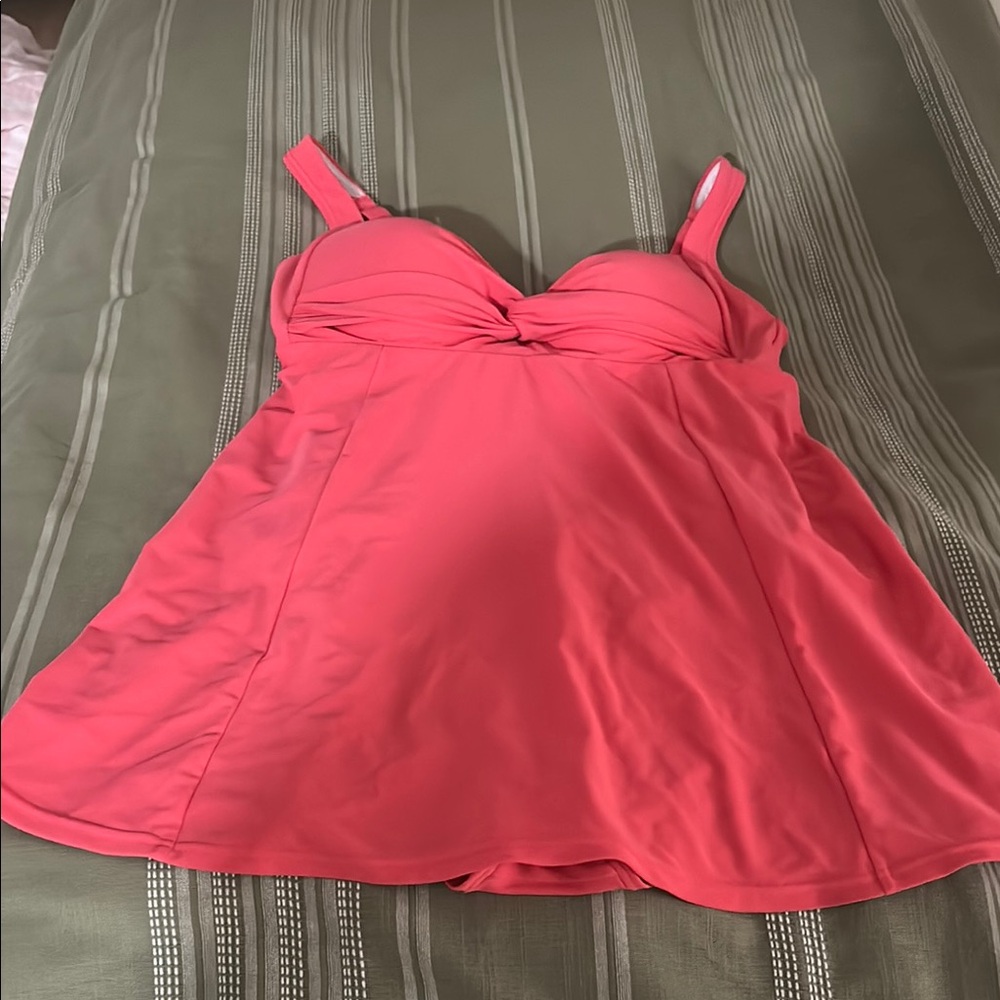 VENUS Pink One Piece Swimsuit with Sweetheart Neckline